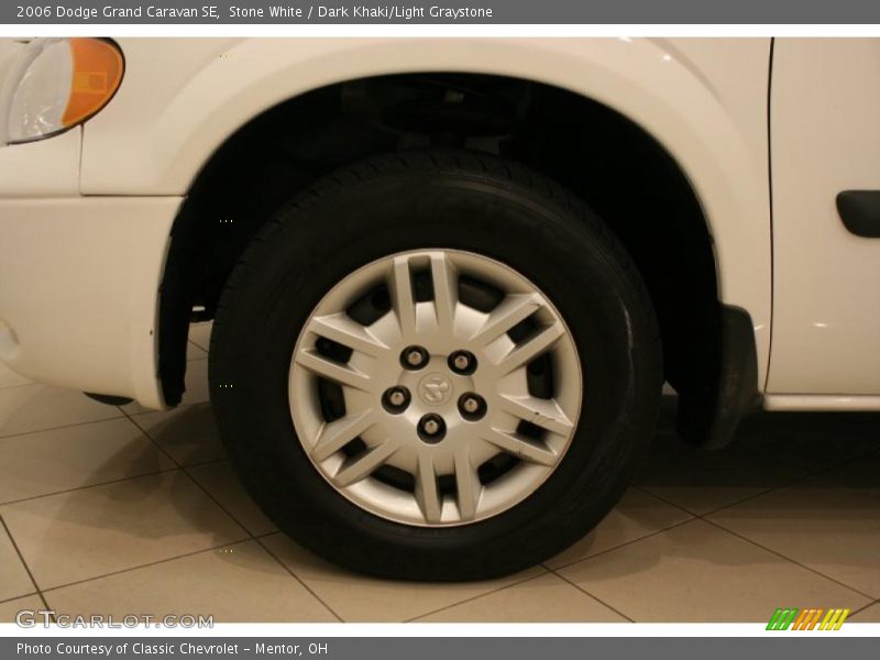 Stone White / Dark Khaki/Light Graystone 2006 Dodge Grand Caravan SE