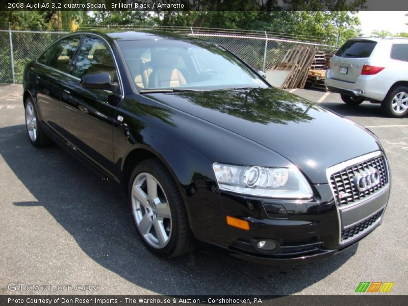 Brilliant Black / Amaretto 2008 Audi A6 3.2 quattro Sedan