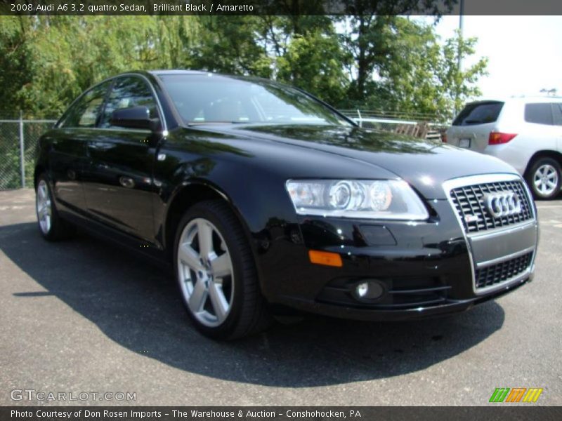 Brilliant Black / Amaretto 2008 Audi A6 3.2 quattro Sedan