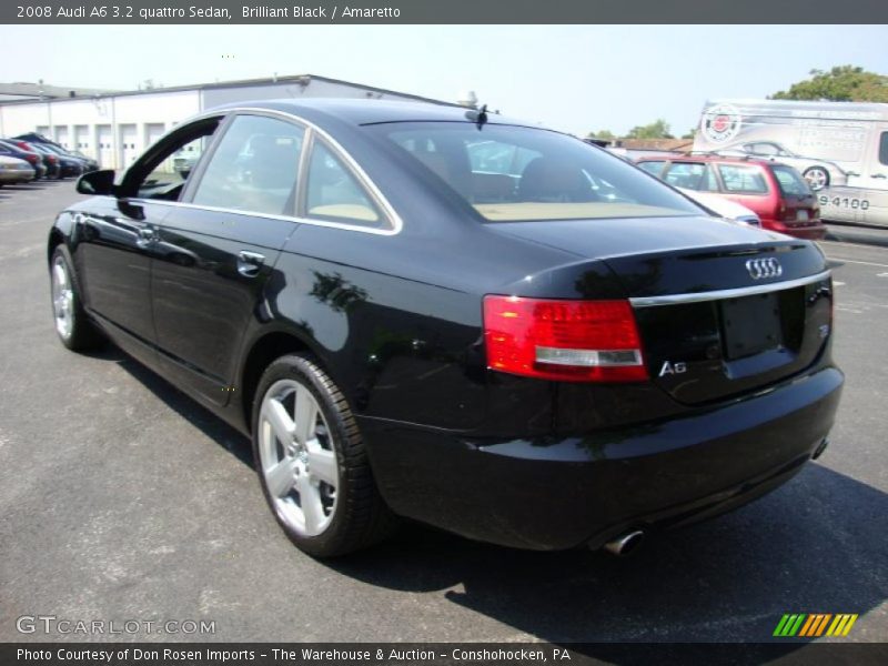 Brilliant Black / Amaretto 2008 Audi A6 3.2 quattro Sedan