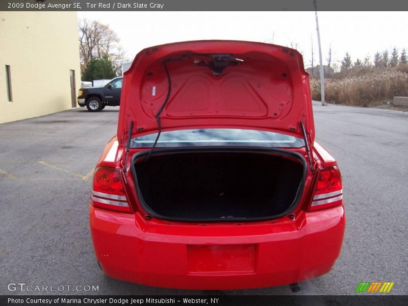 Tor Red / Dark Slate Gray 2009 Dodge Avenger SE