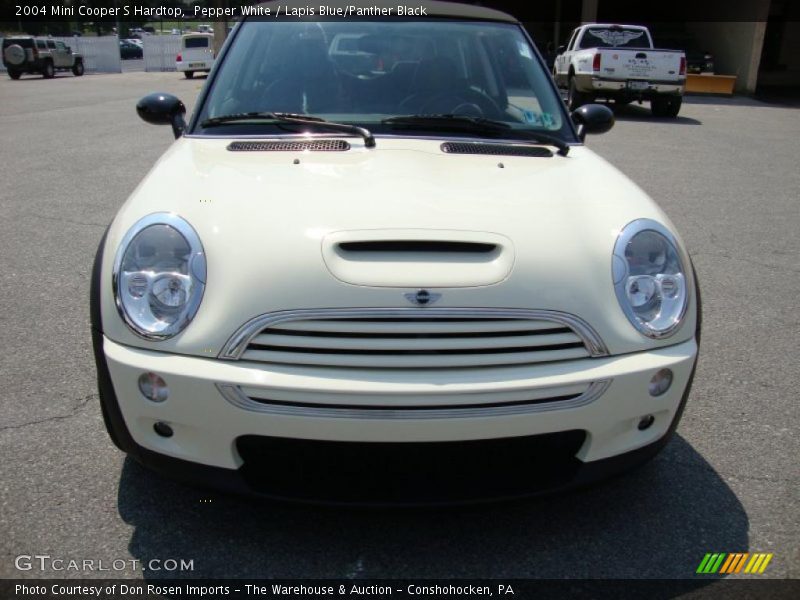 Pepper White / Lapis Blue/Panther Black 2004 Mini Cooper S Hardtop