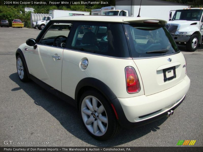 Pepper White / Lapis Blue/Panther Black 2004 Mini Cooper S Hardtop