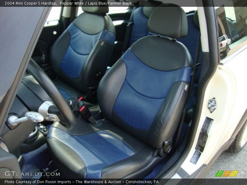 Pepper White / Lapis Blue/Panther Black 2004 Mini Cooper S Hardtop