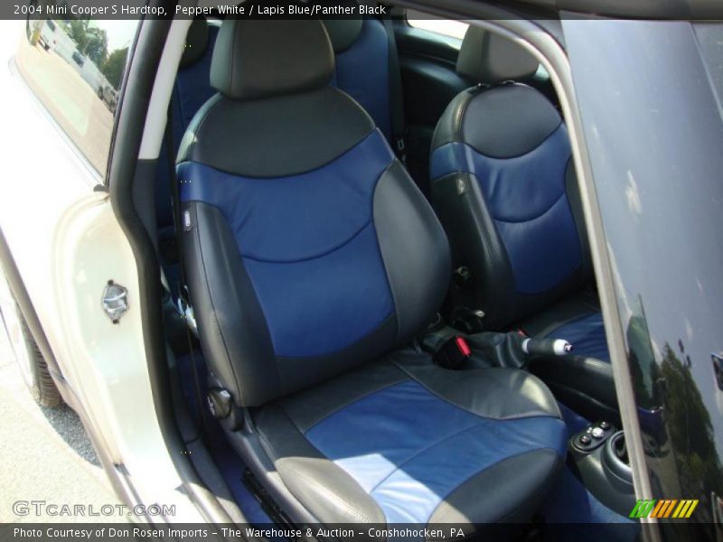 Pepper White / Lapis Blue/Panther Black 2004 Mini Cooper S Hardtop