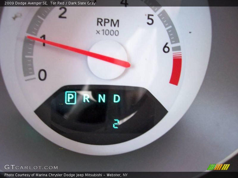 Tor Red / Dark Slate Gray 2009 Dodge Avenger SE