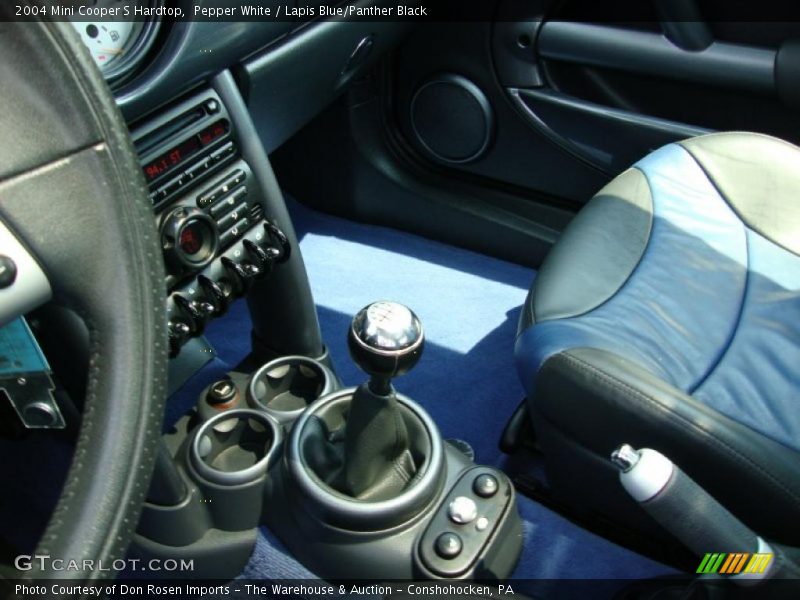 Pepper White / Lapis Blue/Panther Black 2004 Mini Cooper S Hardtop