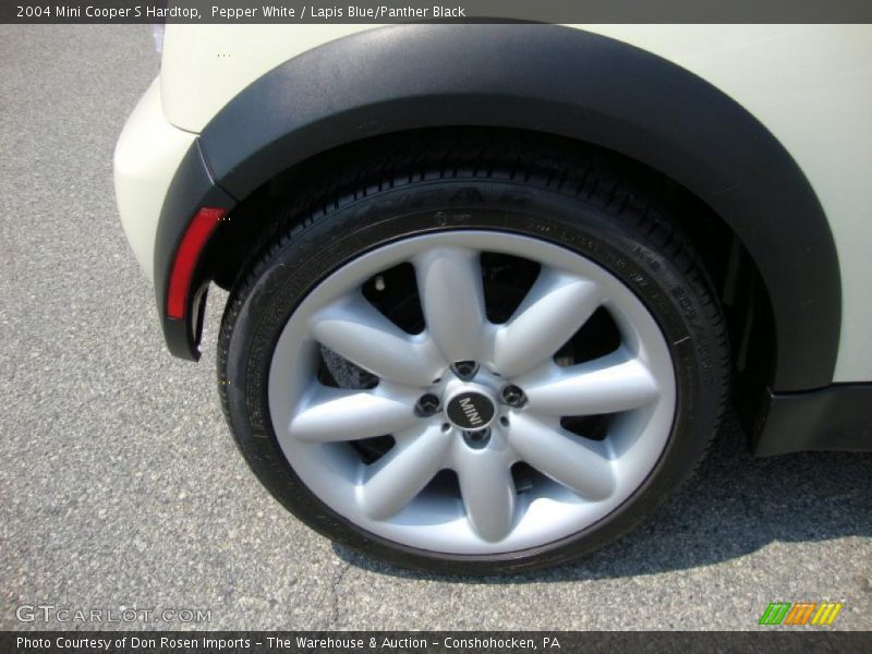 Pepper White / Lapis Blue/Panther Black 2004 Mini Cooper S Hardtop