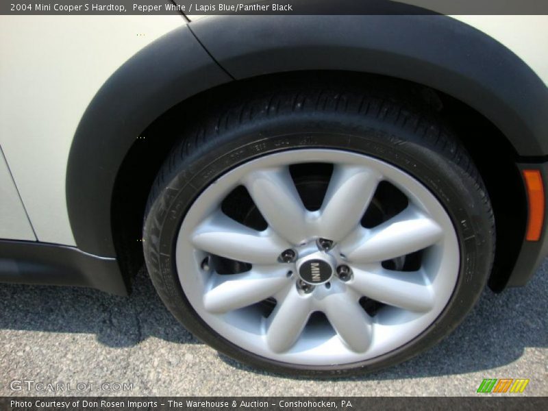 Pepper White / Lapis Blue/Panther Black 2004 Mini Cooper S Hardtop