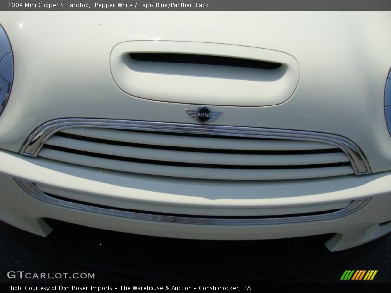 Pepper White / Lapis Blue/Panther Black 2004 Mini Cooper S Hardtop