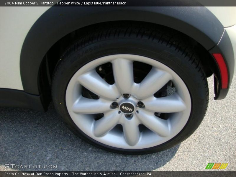 Pepper White / Lapis Blue/Panther Black 2004 Mini Cooper S Hardtop