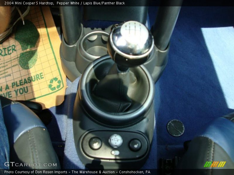 Pepper White / Lapis Blue/Panther Black 2004 Mini Cooper S Hardtop