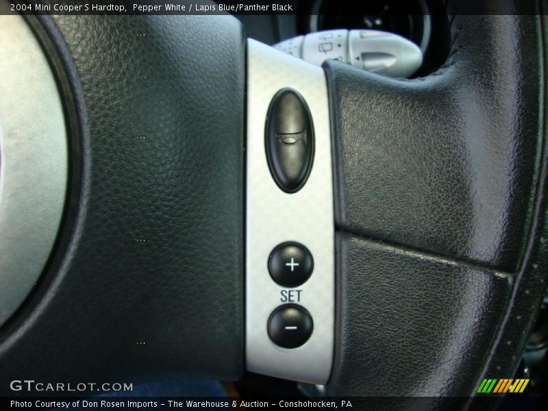 Pepper White / Lapis Blue/Panther Black 2004 Mini Cooper S Hardtop