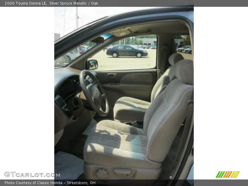 Silver Spruce Metallic / Oak 2000 Toyota Sienna LE