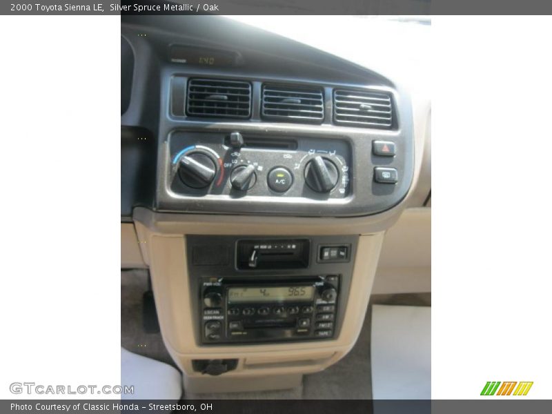 Silver Spruce Metallic / Oak 2000 Toyota Sienna LE