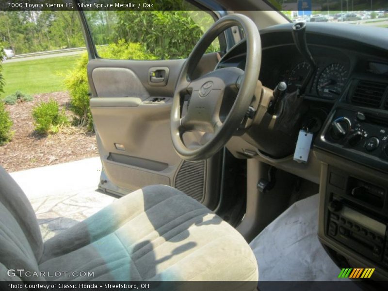 Silver Spruce Metallic / Oak 2000 Toyota Sienna LE