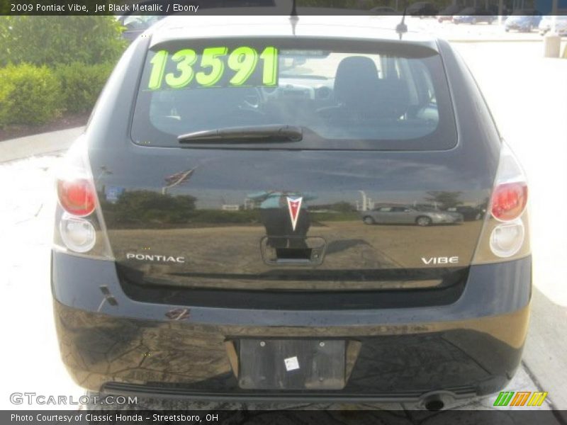 Jet Black Metallic / Ebony 2009 Pontiac Vibe