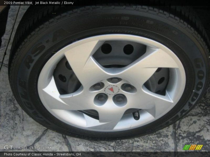 Jet Black Metallic / Ebony 2009 Pontiac Vibe