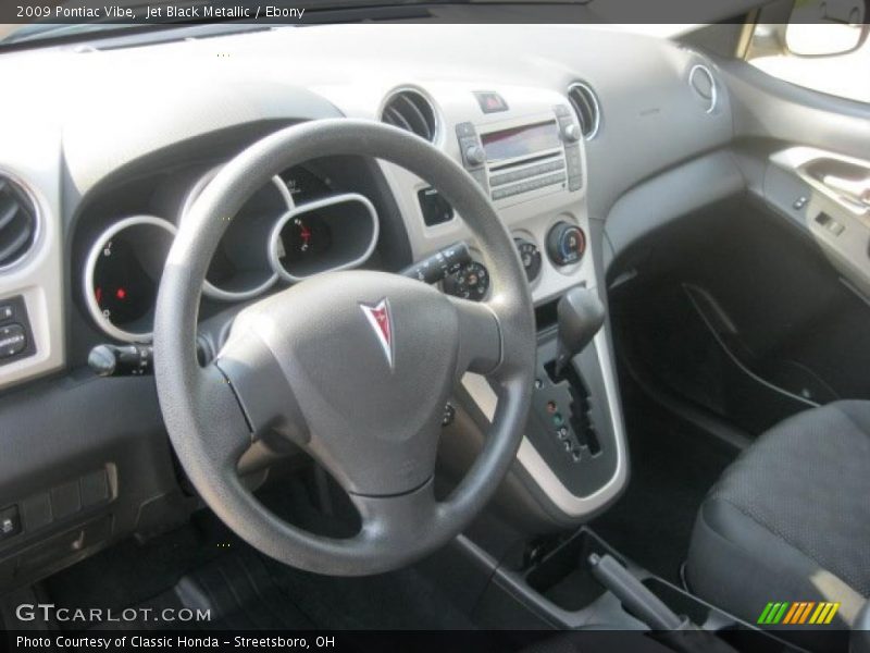 Jet Black Metallic / Ebony 2009 Pontiac Vibe
