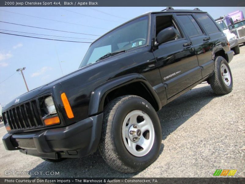 Black / Agate Black 2000 Jeep Cherokee Sport 4x4