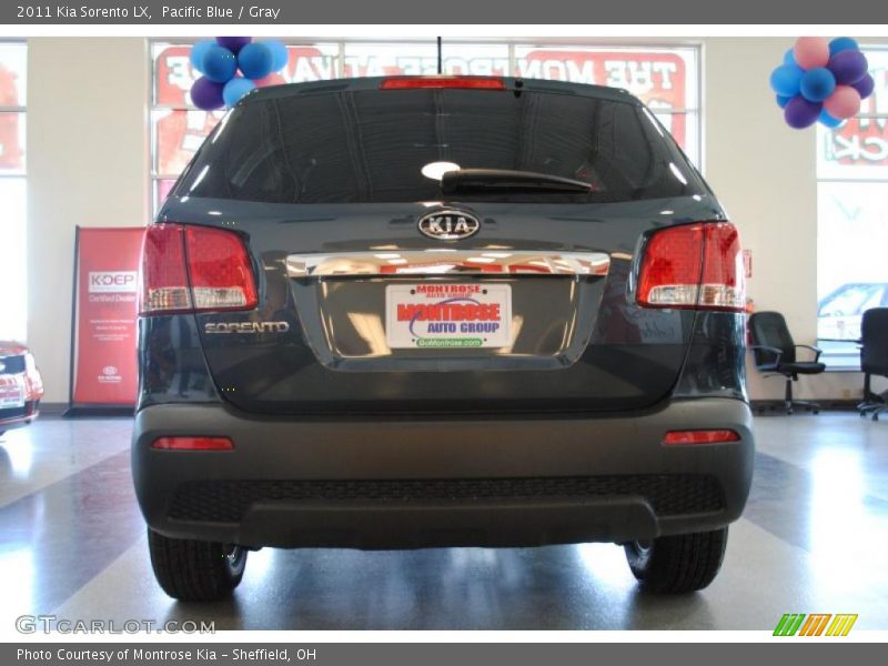 Pacific Blue / Gray 2011 Kia Sorento LX