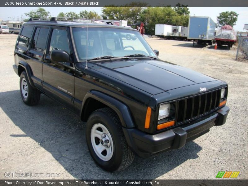 Black / Agate Black 2000 Jeep Cherokee Sport 4x4