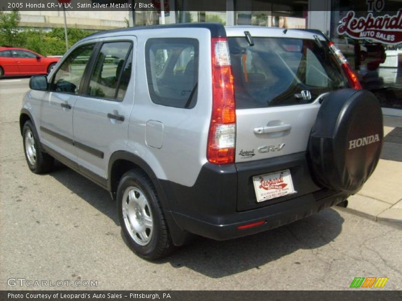 Satin Silver Metallic / Black 2005 Honda CR-V LX