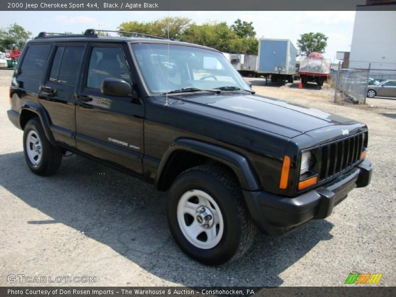 Black / Agate Black 2000 Jeep Cherokee Sport 4x4