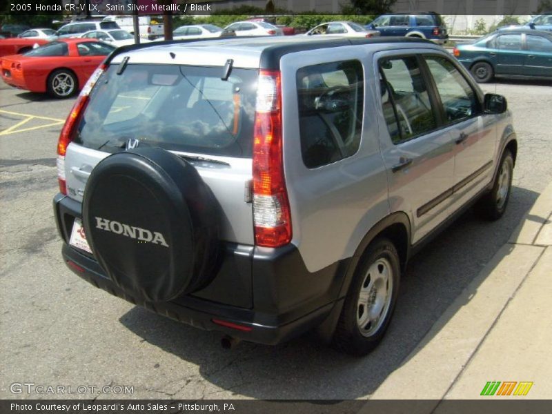 Satin Silver Metallic / Black 2005 Honda CR-V LX