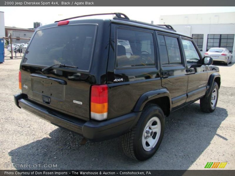 Black / Agate Black 2000 Jeep Cherokee Sport 4x4