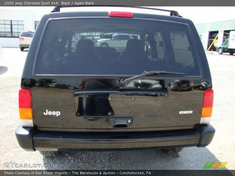 Black / Agate Black 2000 Jeep Cherokee Sport 4x4