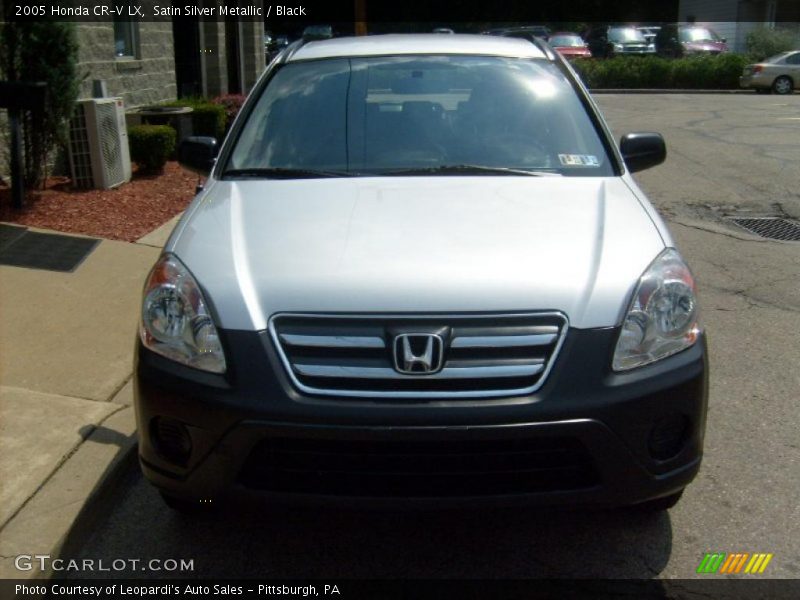 Satin Silver Metallic / Black 2005 Honda CR-V LX