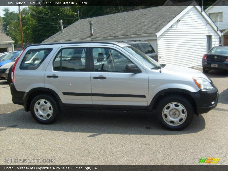 Satin Silver Metallic / Black 2005 Honda CR-V LX