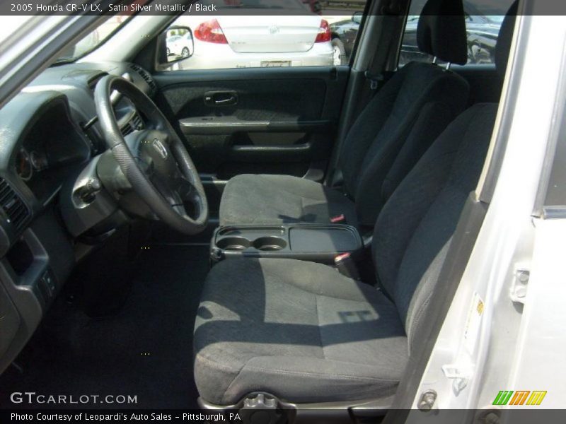 Satin Silver Metallic / Black 2005 Honda CR-V LX