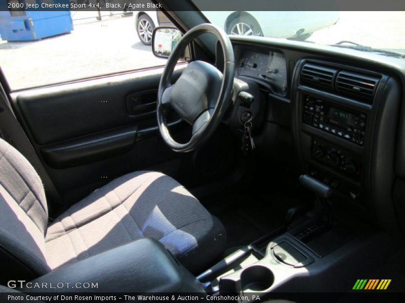 Black / Agate Black 2000 Jeep Cherokee Sport 4x4