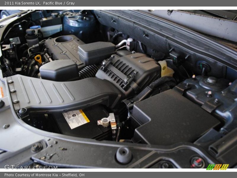 Pacific Blue / Gray 2011 Kia Sorento LX