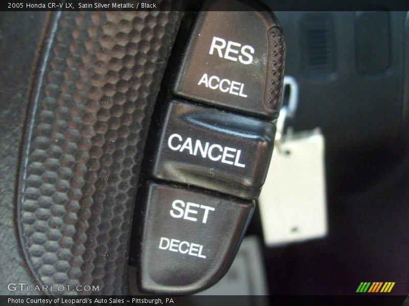 Satin Silver Metallic / Black 2005 Honda CR-V LX