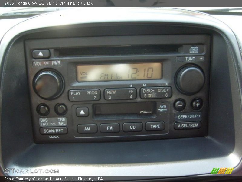 Satin Silver Metallic / Black 2005 Honda CR-V LX