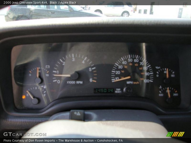 Black / Agate Black 2000 Jeep Cherokee Sport 4x4