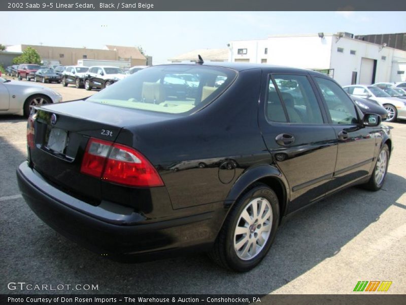 Black / Sand Beige 2002 Saab 9-5 Linear Sedan
