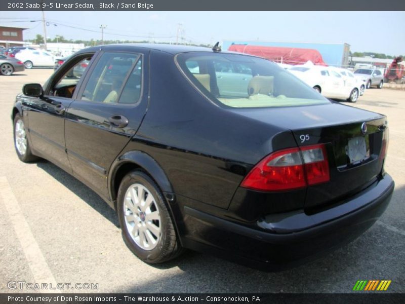 Black / Sand Beige 2002 Saab 9-5 Linear Sedan