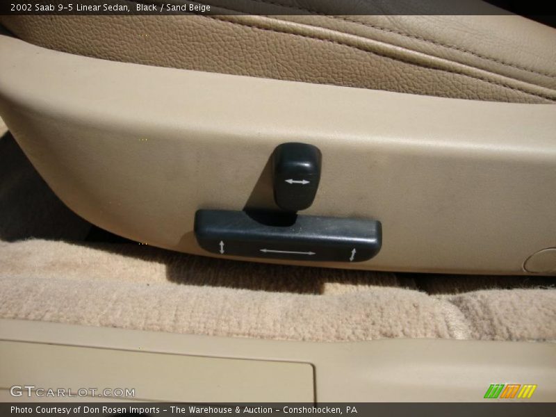 Black / Sand Beige 2002 Saab 9-5 Linear Sedan