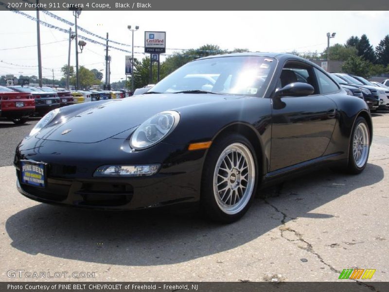 Black / Black 2007 Porsche 911 Carrera 4 Coupe