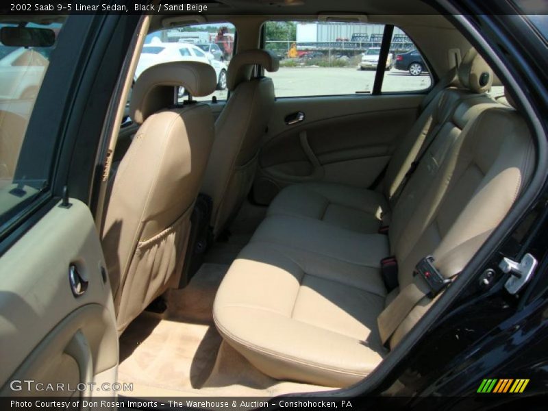 Black / Sand Beige 2002 Saab 9-5 Linear Sedan