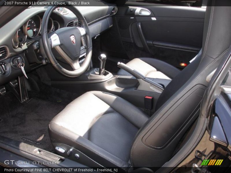 Black / Black 2007 Porsche 911 Carrera 4 Coupe