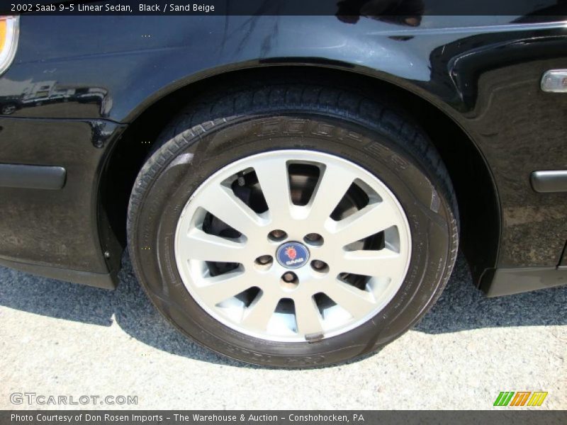 Black / Sand Beige 2002 Saab 9-5 Linear Sedan