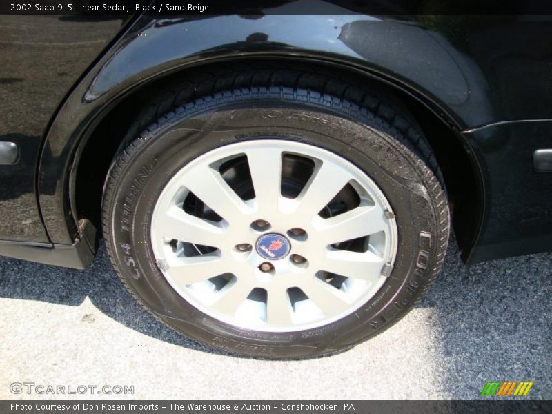 Black / Sand Beige 2002 Saab 9-5 Linear Sedan