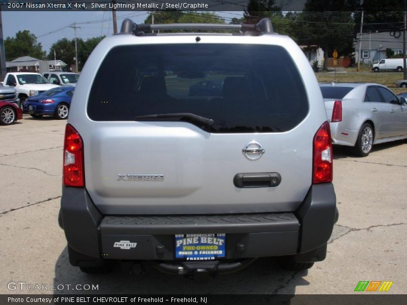Silver Lightning Metallic / Steel/Graphite 2007 Nissan Xterra X 4x4