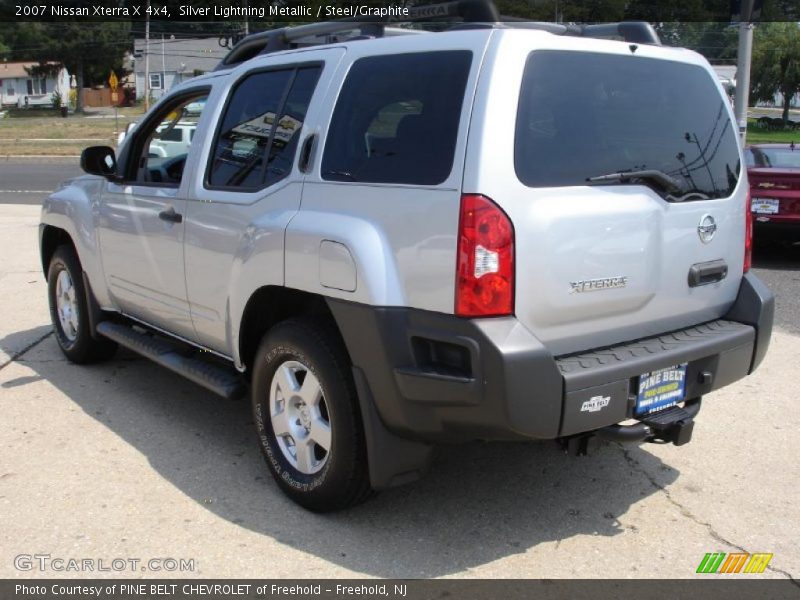 Silver Lightning Metallic / Steel/Graphite 2007 Nissan Xterra X 4x4