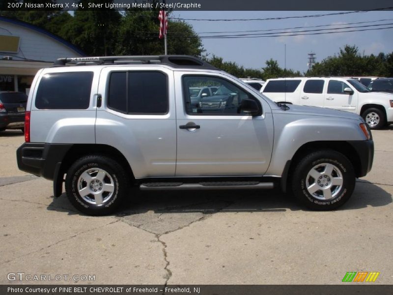 Silver Lightning Metallic / Steel/Graphite 2007 Nissan Xterra X 4x4